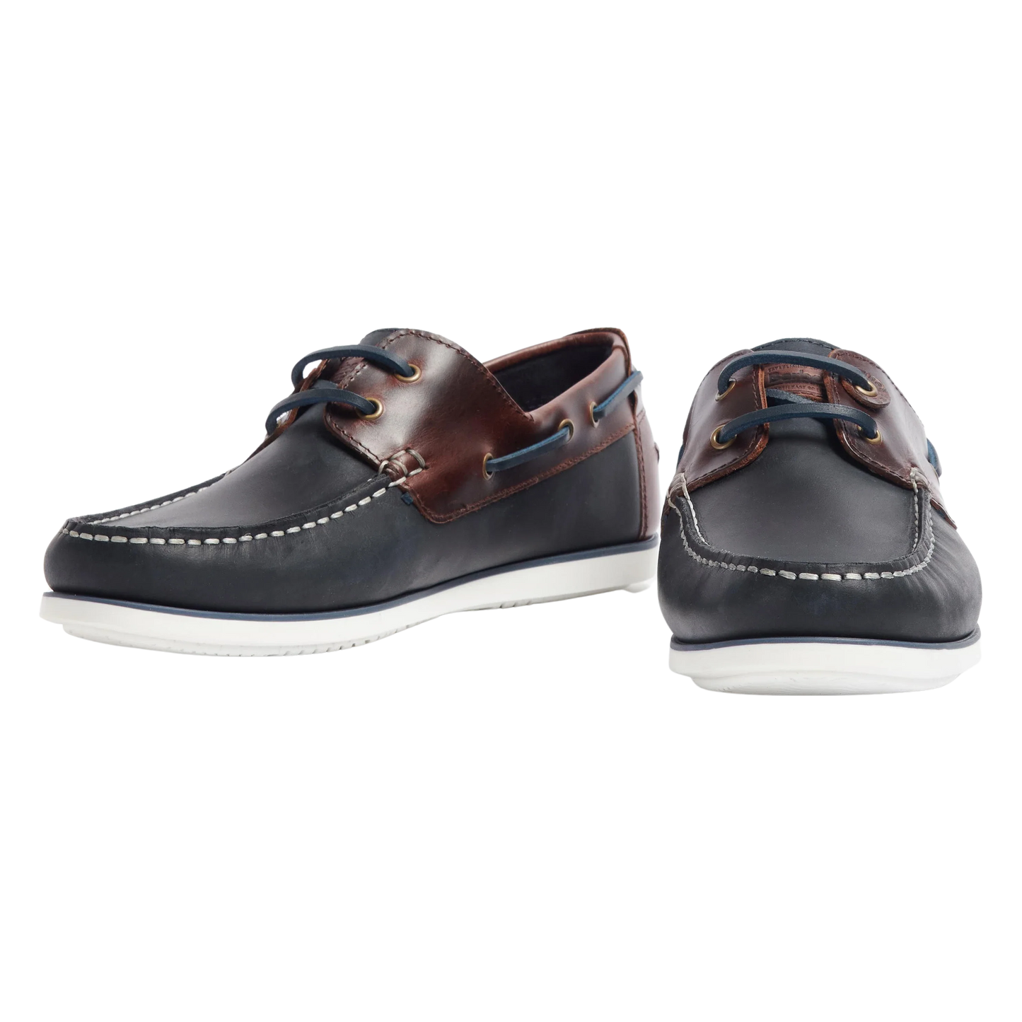 Barbour Wake Shoes - Navy / Brown