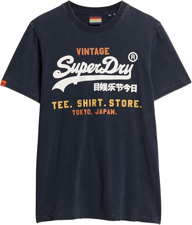 Superdry VL Cali Relaxed T-Shirt - Nautical Navy