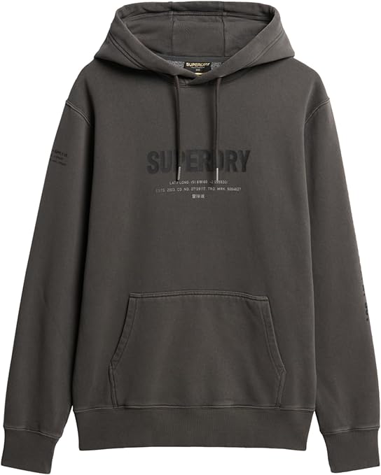 Superdry Utility Sport Hoodie - Vintage Black