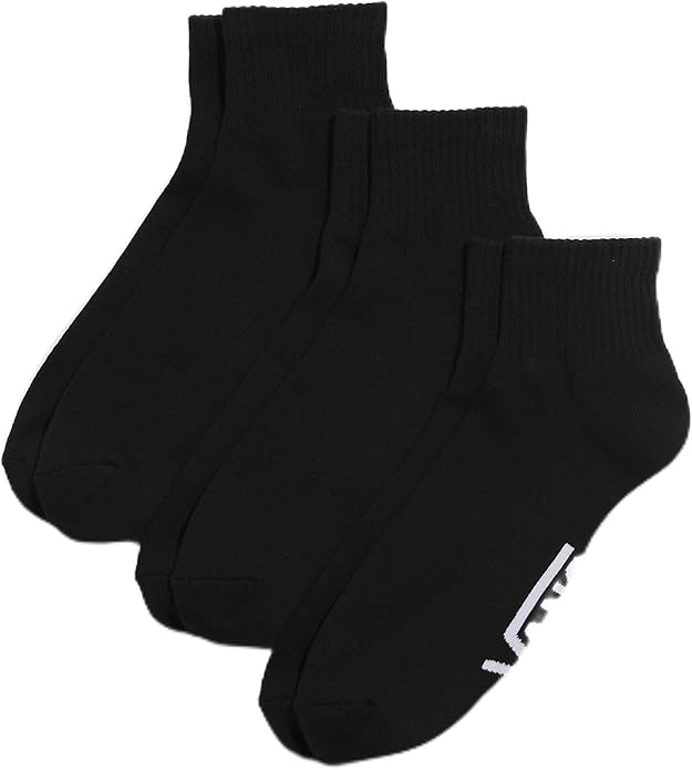 Vans Men's Socks 3 Pack - Black