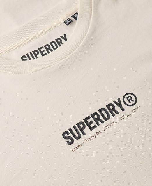Superdry Utility Sport Graphic T-Shirt - New Chalk White