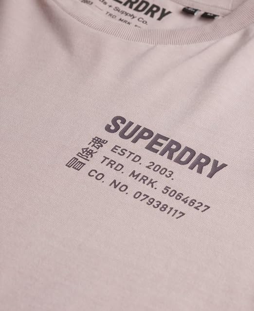 Superdry Utility Sport Graphic T-Shirt - Cloud Grey