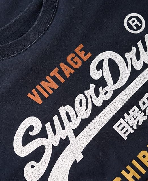 Superdry VL Cali Relaxed T-Shirt - Nautical Navy