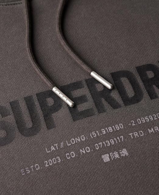 Superdry Utility Sport Hoodie - Vintage Black