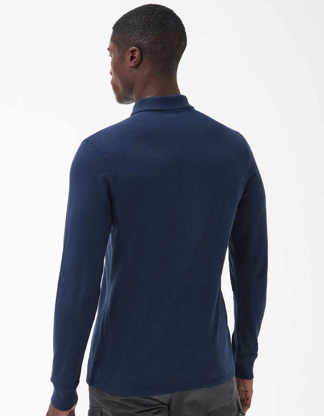 Barbour International Long Sleeve Polo - International Navy