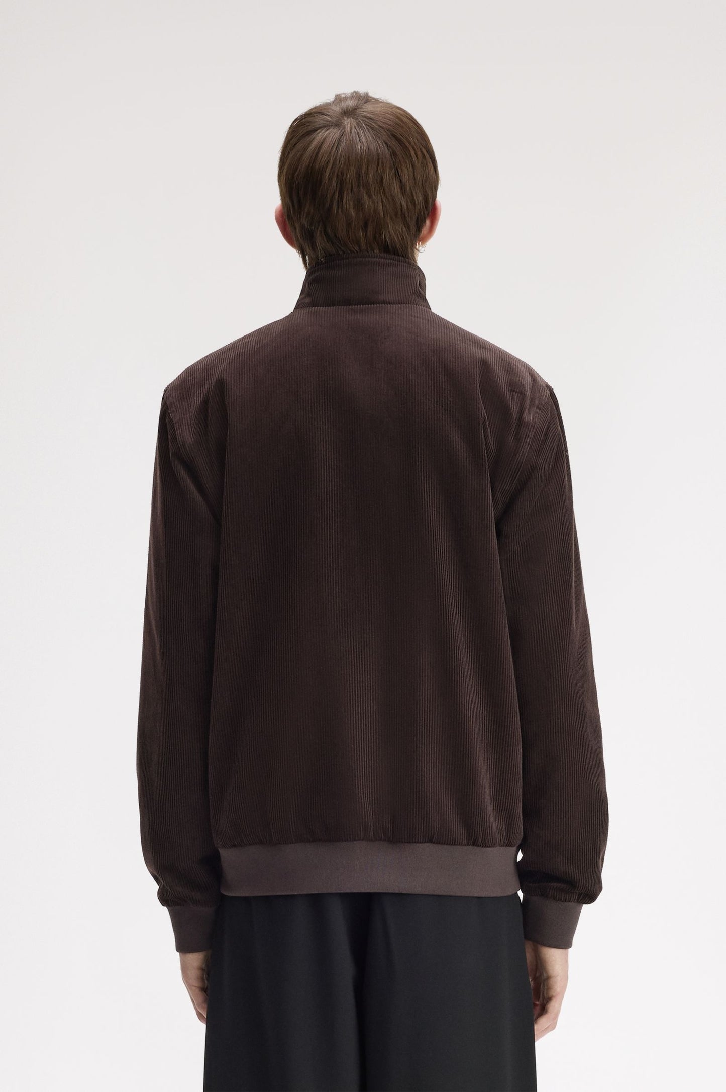 Fred Perry J8546 Cord Brentham Jacket - Rich Brown