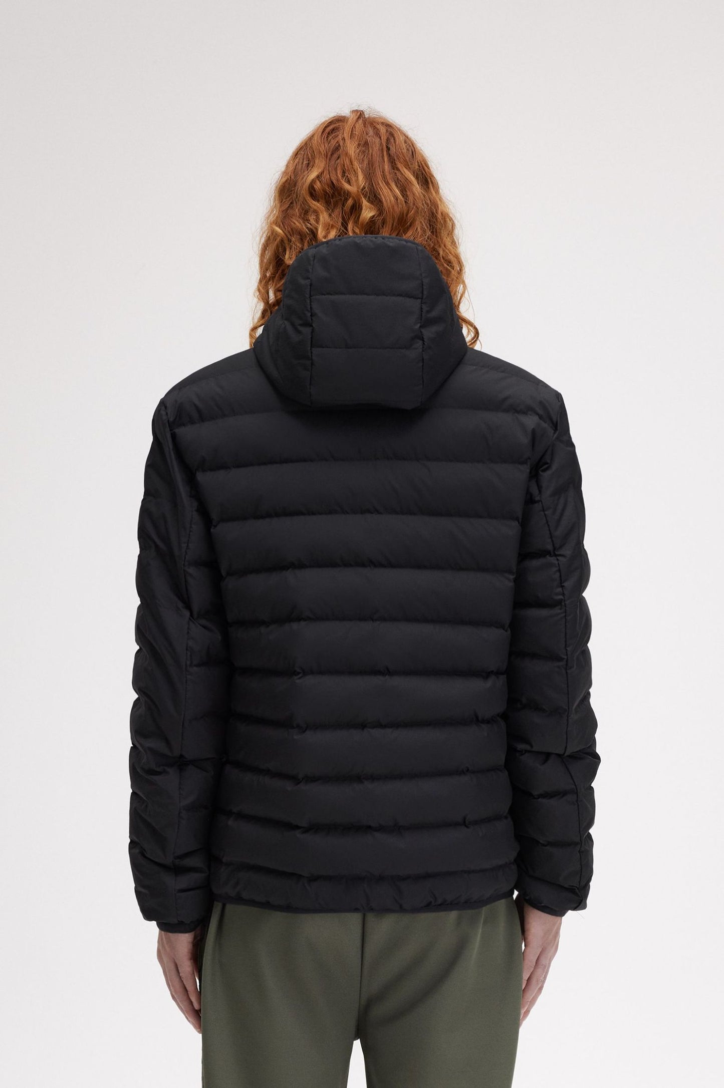 Fred Perry Hooded Insulated Jacket - Black