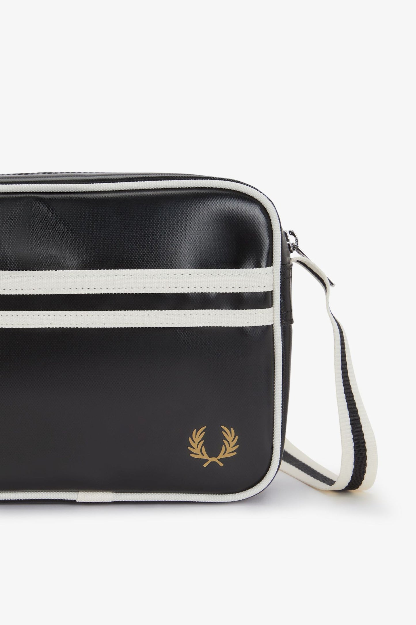 Fred Perry L2168 Classic Mini Shoulder Bag - Black/Ecru