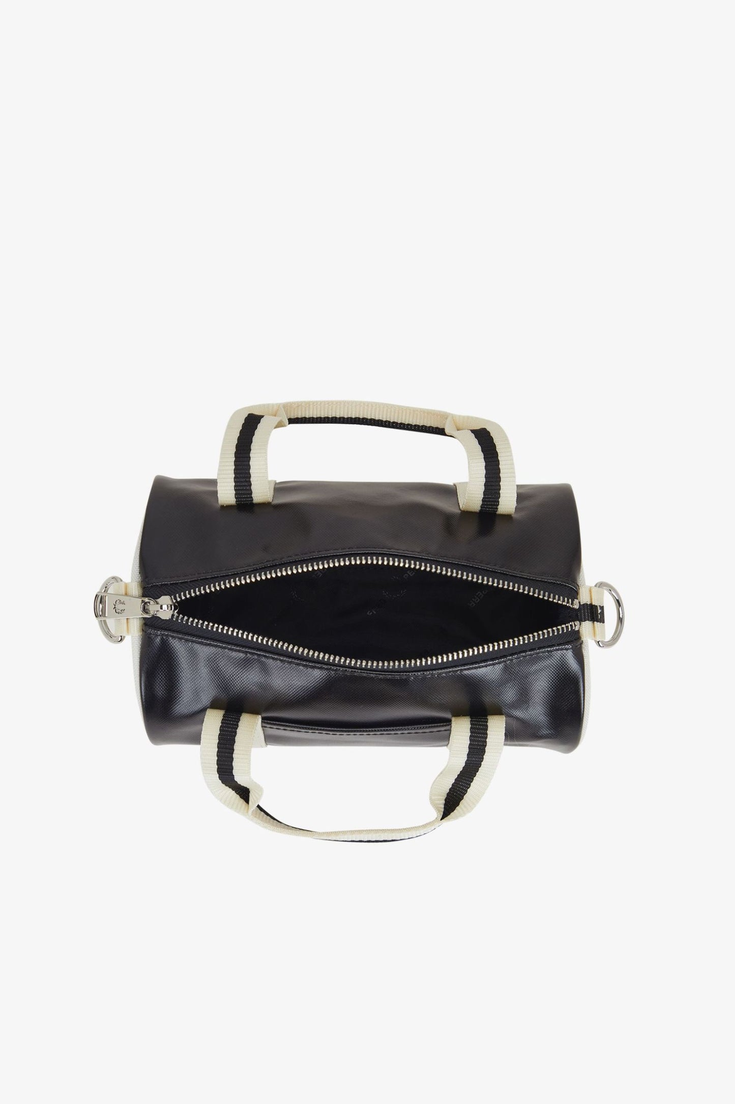 Fred Perry Classic Mini Barrel Bag - Black/Ecru