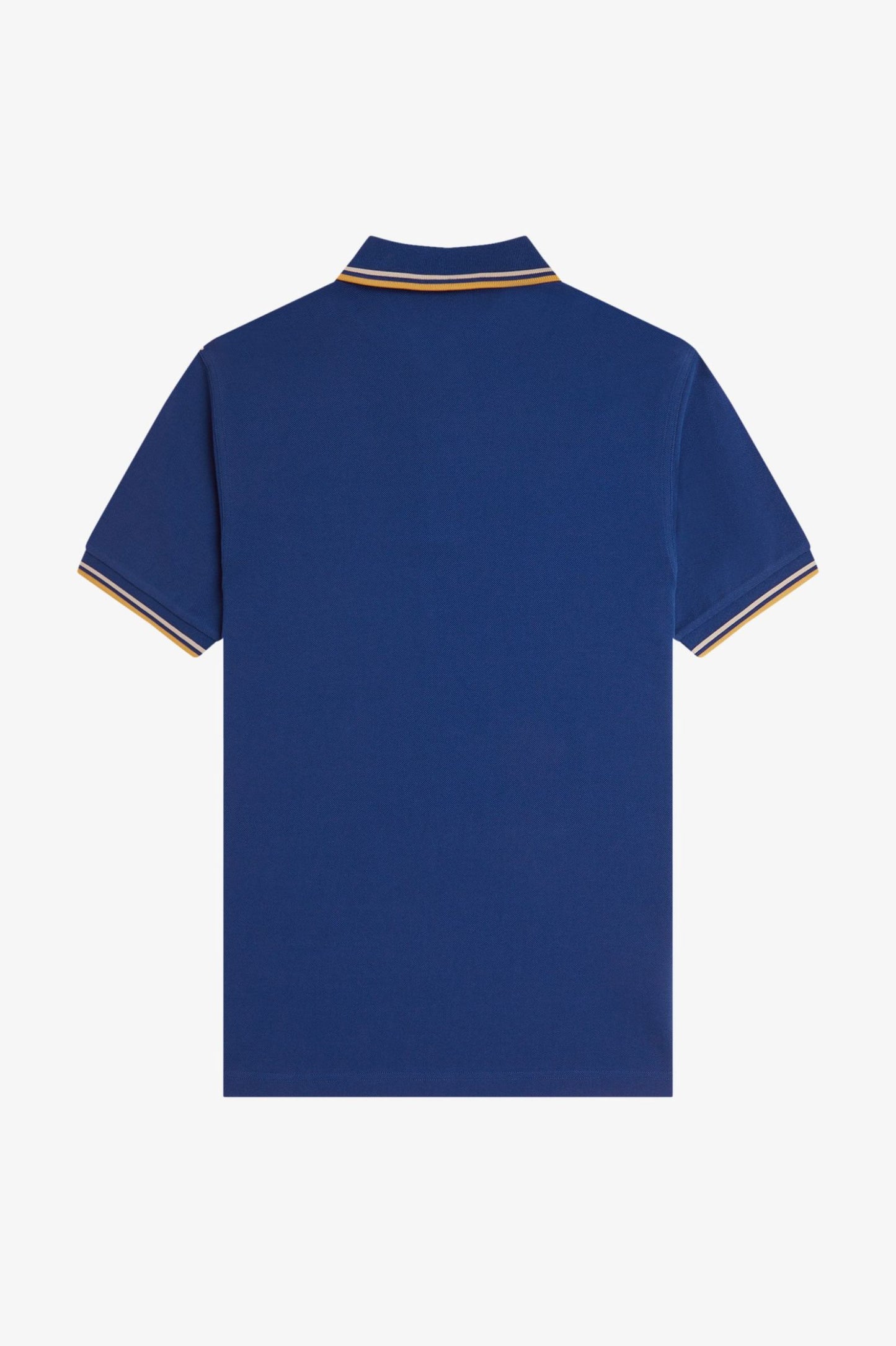 Fred Perry M3600 Twin Tipped Polo Shirt - Shaded Cobalt/Oatmeal/Honeycomb