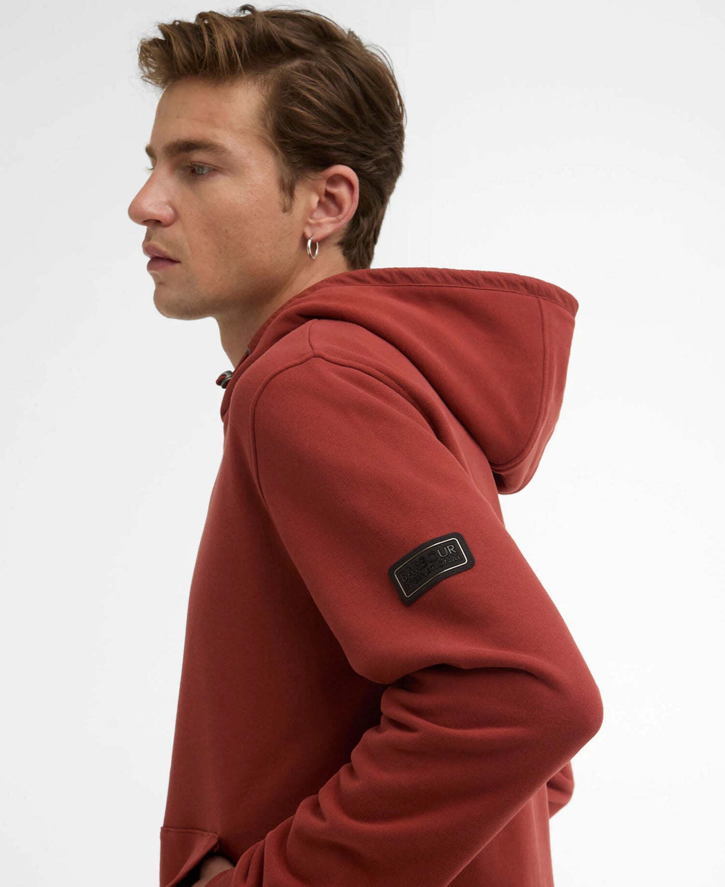 Barbour International Ehan Hoodie - Burnt Henna