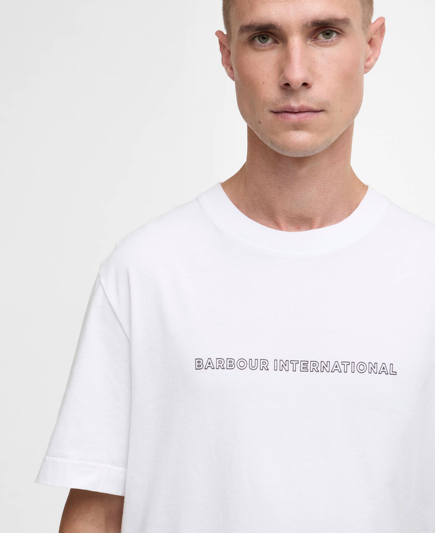 Barbour Outline T-Shirt - White