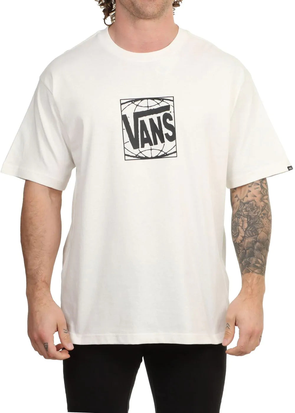 Vans Wide Loose S/S T-Shirt - Marshmallow