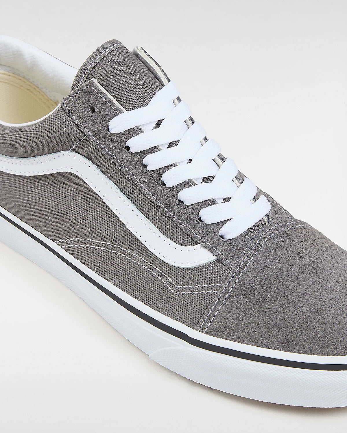 Vans Old Skool Trainers - Pewter / True White