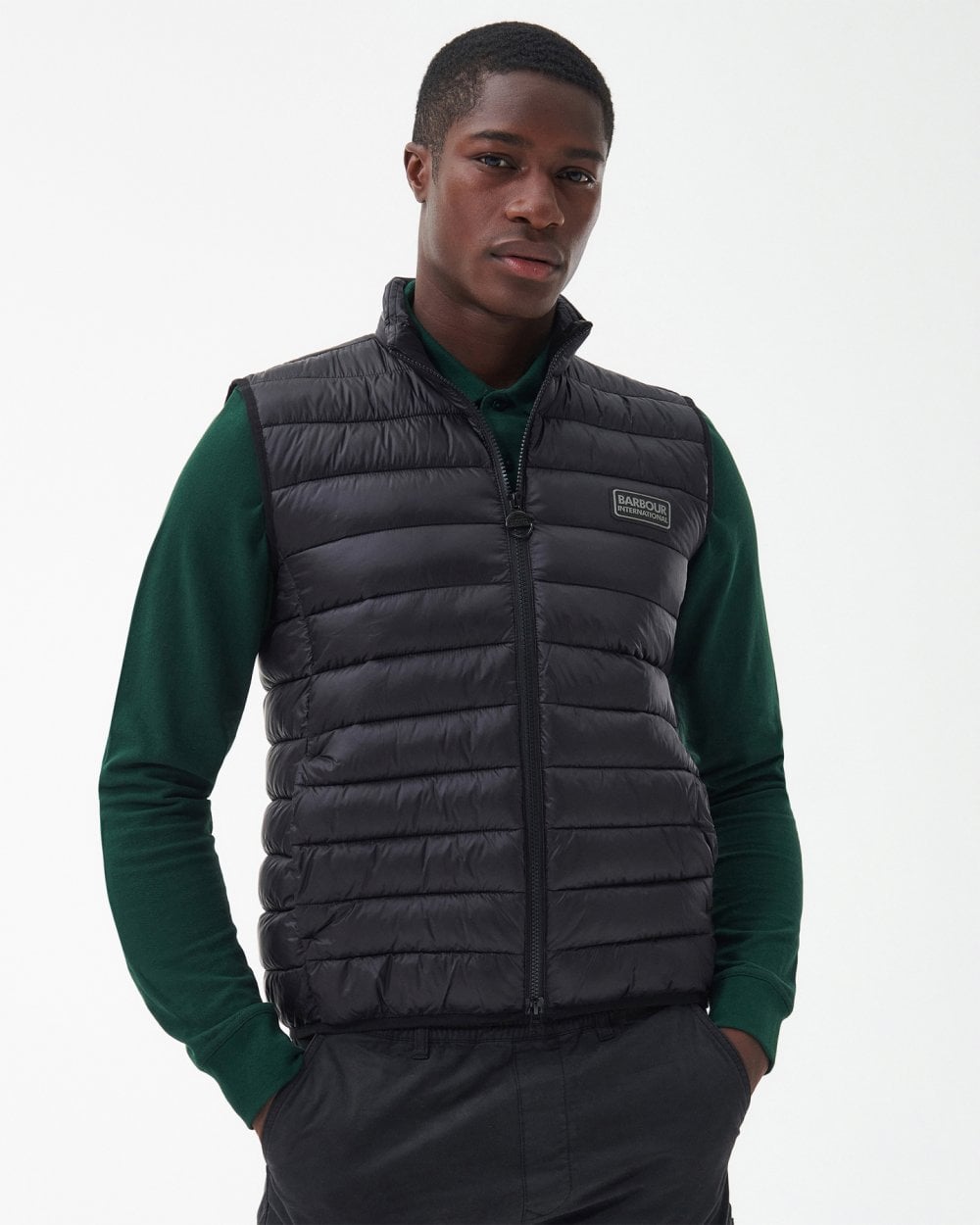 Barbour International Tourer Reed Gilet Black – Nikku Morganti