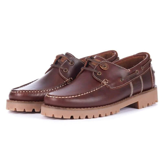 Barbour Stern Deck Shoes - Mahogany