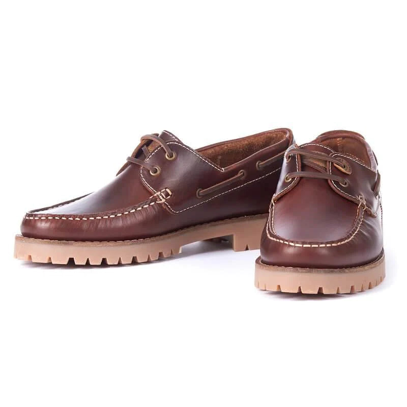 Barbour Stern Deck Shoes - Mahogany