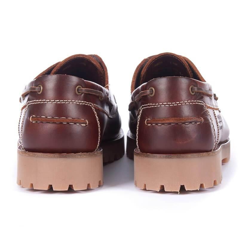 Barbour Stern Deck Shoes - Mahogany