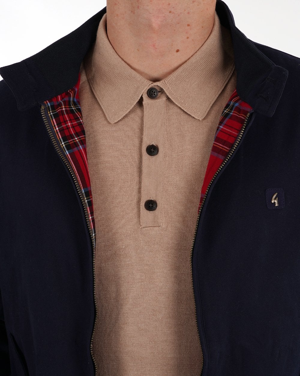 Gabicci Hamilton Harrington Jacket - Navy
