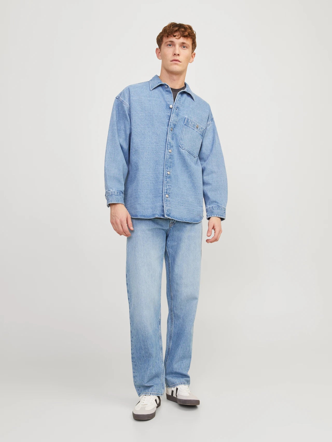 Jack&Jones Eddie 326 Loose Fit Jeans - Blue/Blue Denim