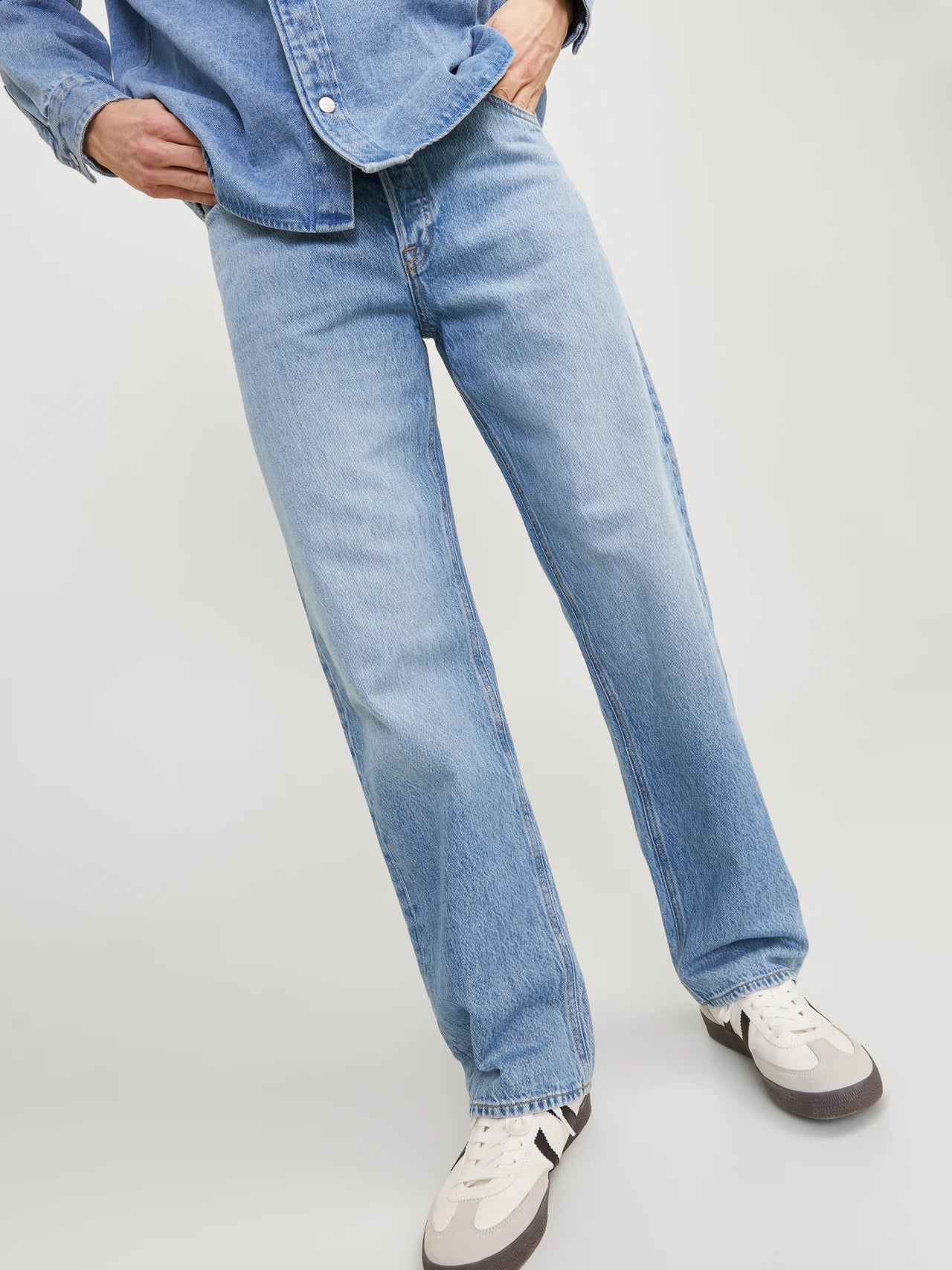 Jack&Jones Eddie 326 Loose Fit Jeans - Blue/Blue Denim