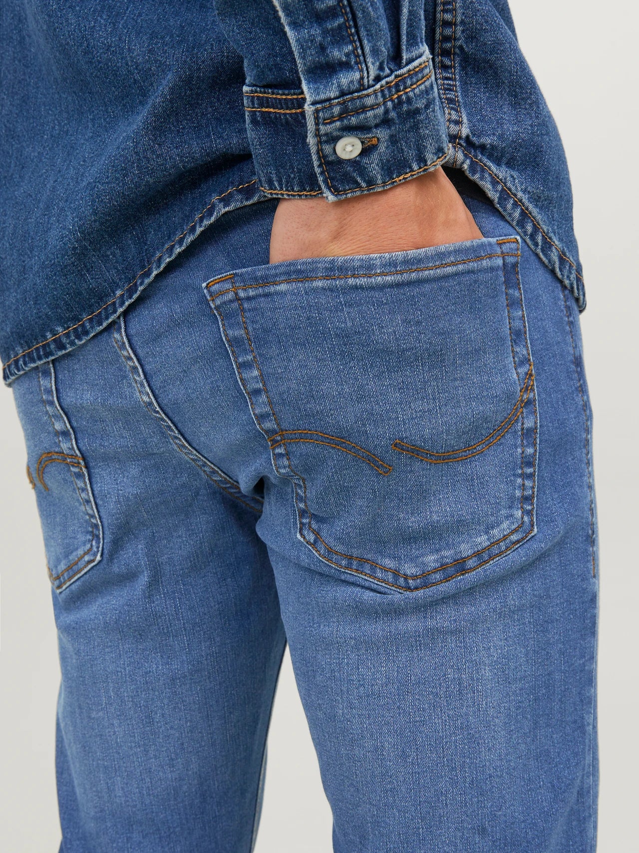 Jack&Jones Glenn 223 Slim Fit Jeans - Blue/Blue Denim