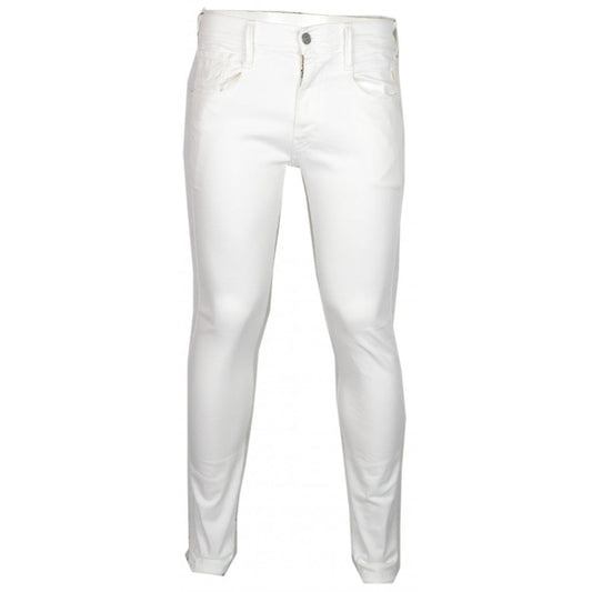 Replay Hyperflex M914 8166180 001 Slim Fit Jeans - White
