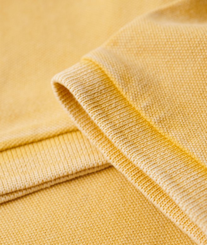 Superdry Vintage Destroyed Polo Shirt - Pigment Yellow