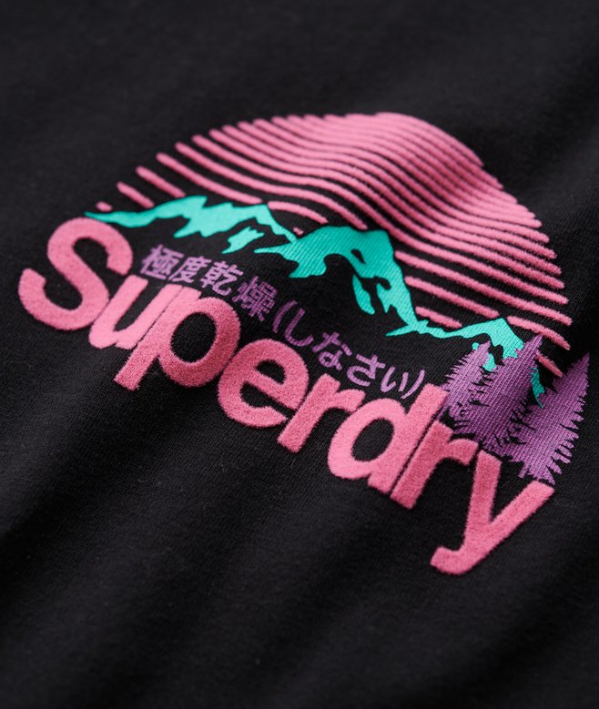 Superdry Core Logo Great Outdoors Chest T-Shirt - Black