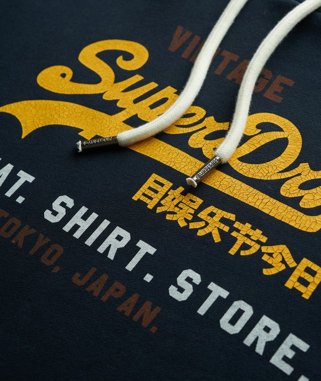 Superdry VL Cali Relaxed Hoodie - Eclipse Navy