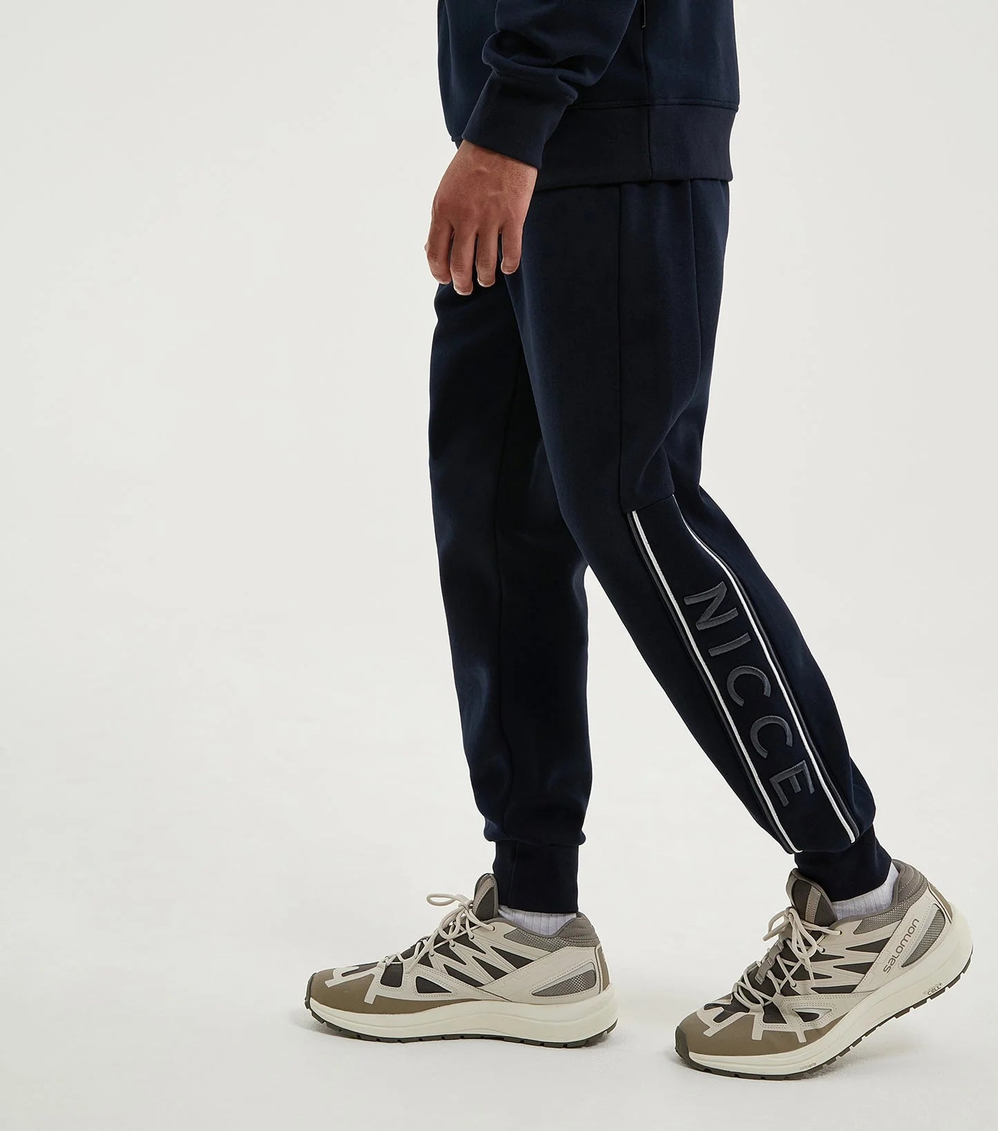 Nicce Cedar Joggers Deep Navy Nikku Morganti
