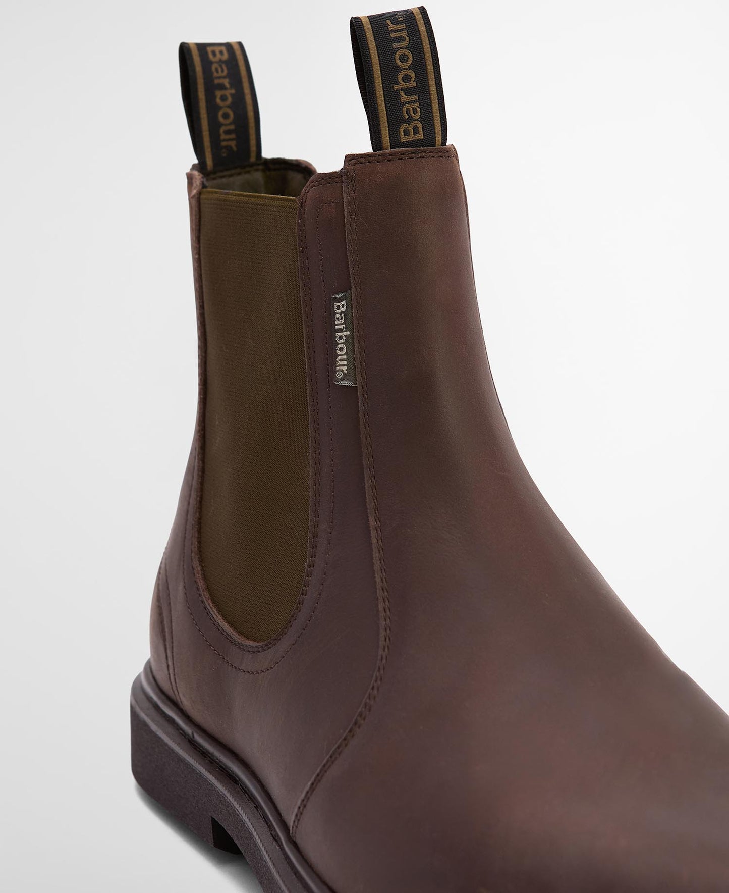 Barbour Hale Chelsea Boots - Dark Brown