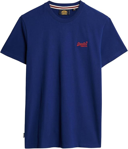 Superdry Essential Logo Embroidered T-Shirt - Submarine Navy