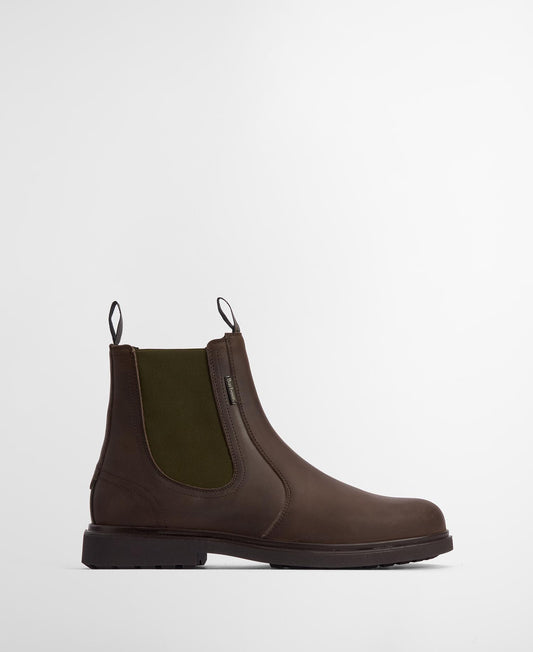 Barbour Hale Chelsea Boots - Dark Brown