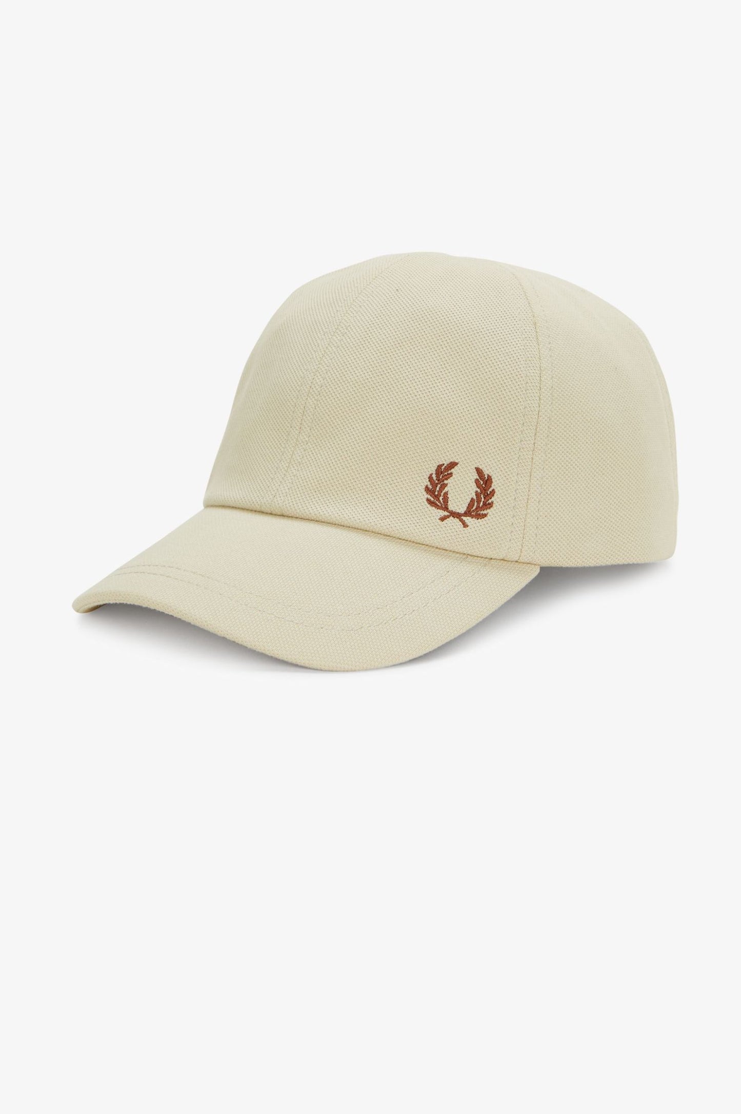 Fred Perry Pique Classic Cap - Oatmeal/Whisky Brown