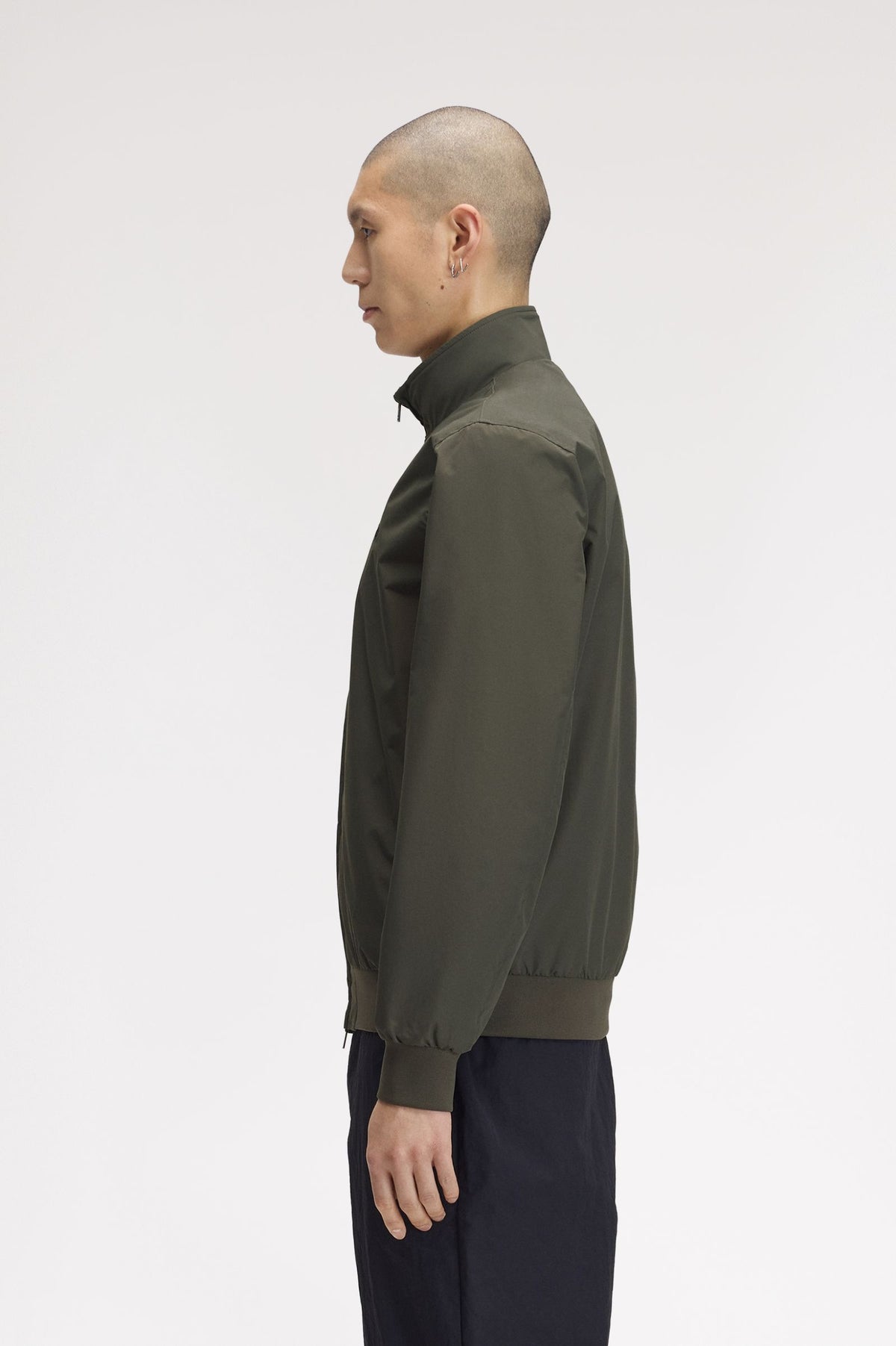 Fred Perry J2660 Brentham Jacket - Field Green