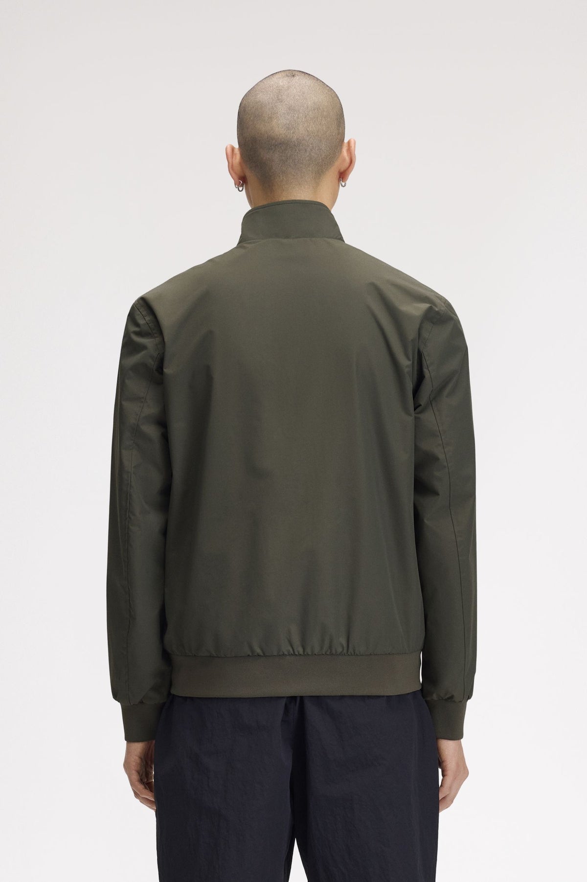 Fred Perry J2660 Brentham Jacket - Field Green