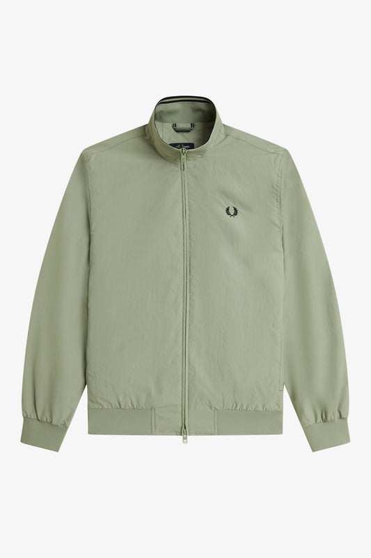Fred Perry J2660 Brentham Jacket - Seagrass/Black