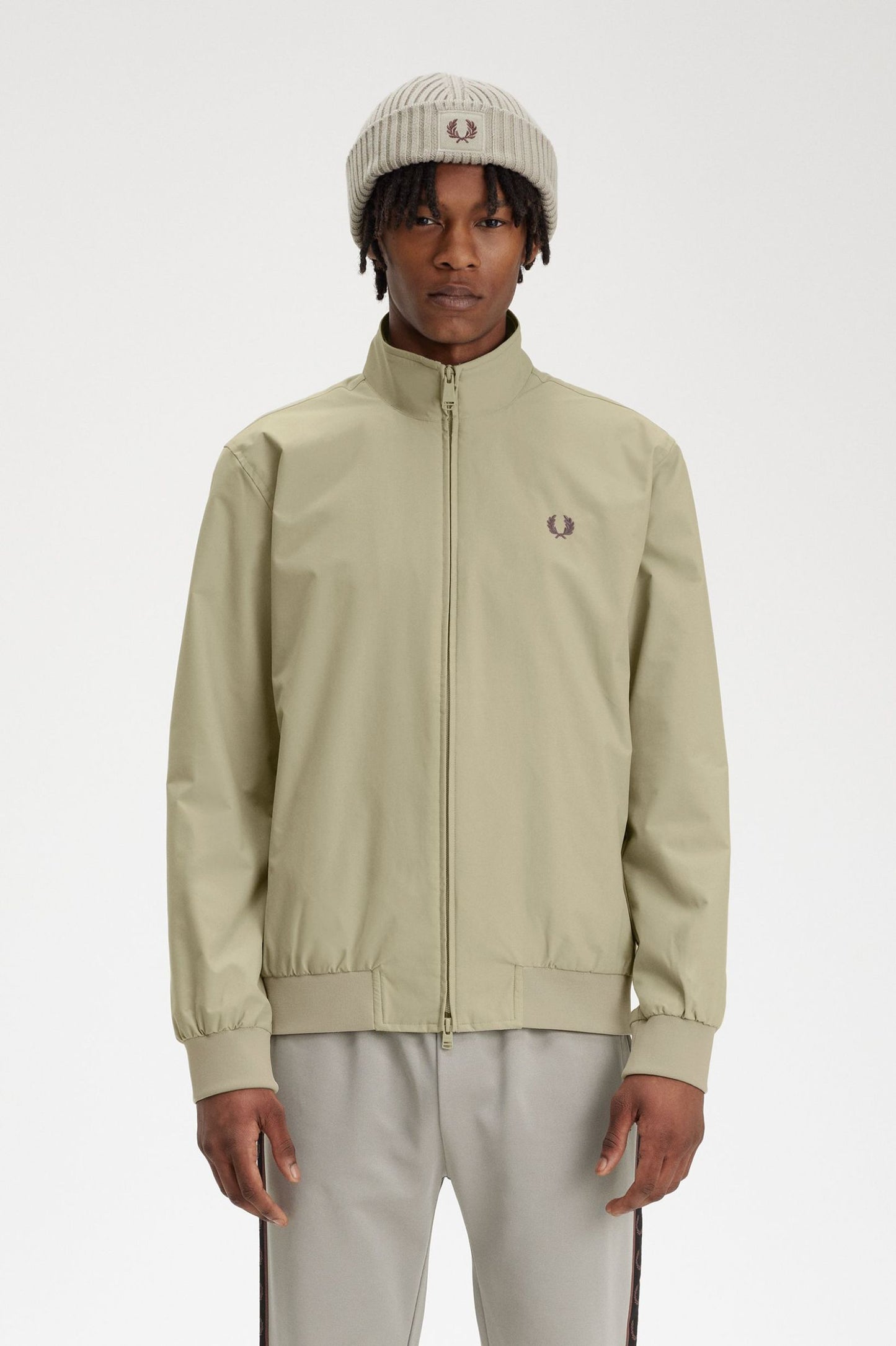 Fred Perry Brentham Jacket - Warm Grey