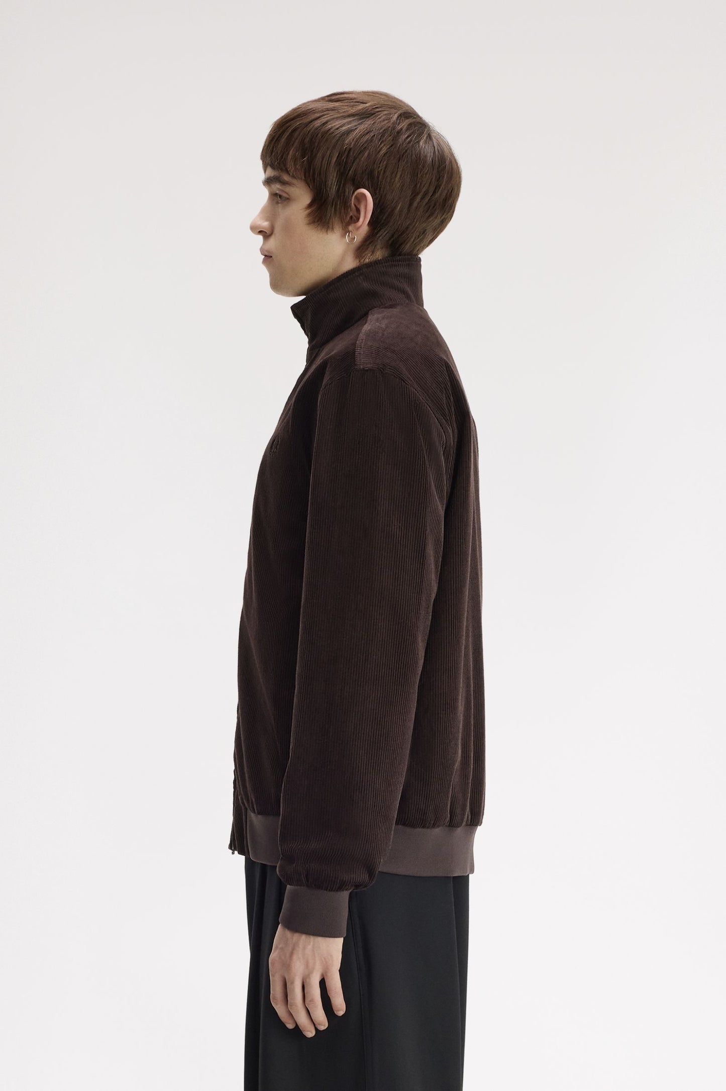 Fred Perry J8546 Cord Brentham Jacket - Rich Brown
