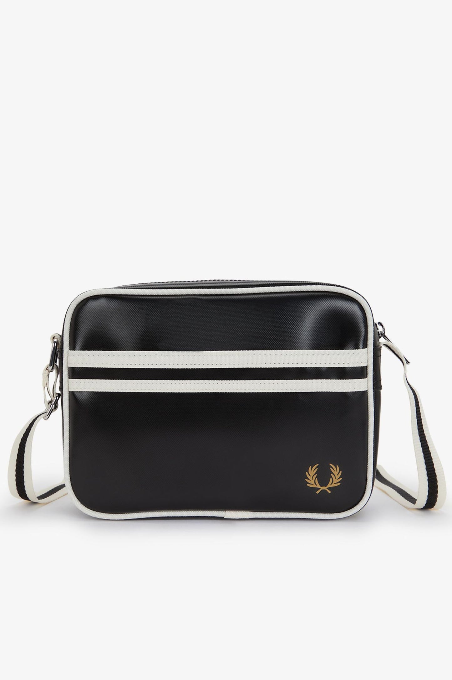 Fred Perry L2168 Classic Mini Shoulder Bag - Black/Ecru