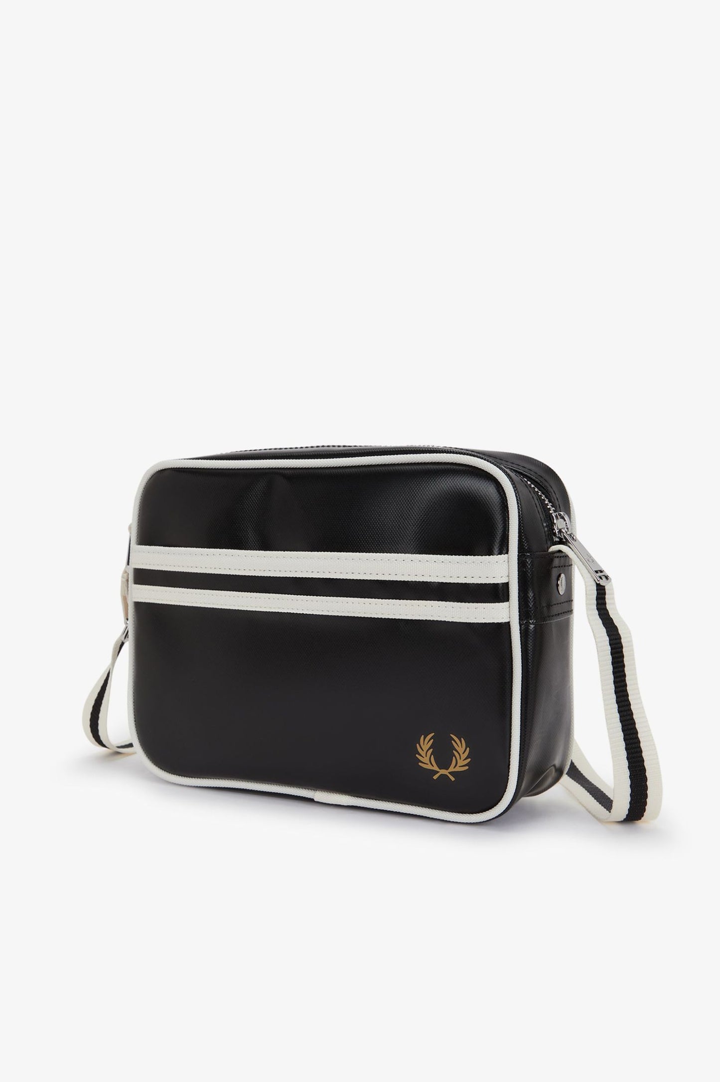 Fred Perry L2168 Classic Mini Shoulder Bag - Black/Ecru