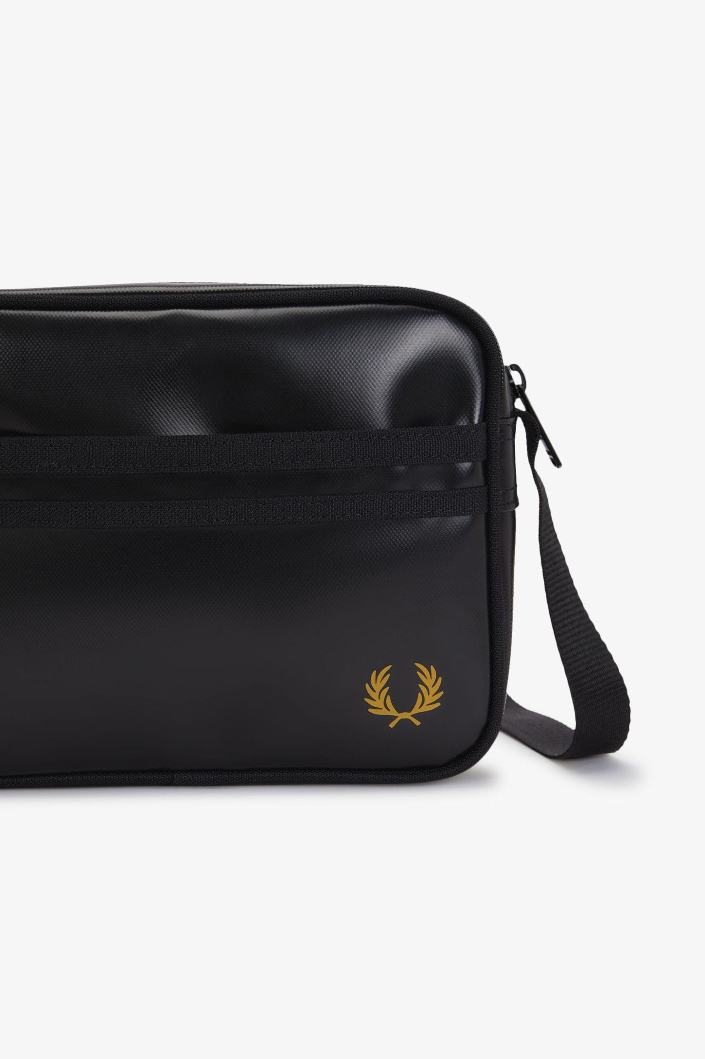 Fred Perry Tonal Classic Mini Shoulderbag - Black Gold