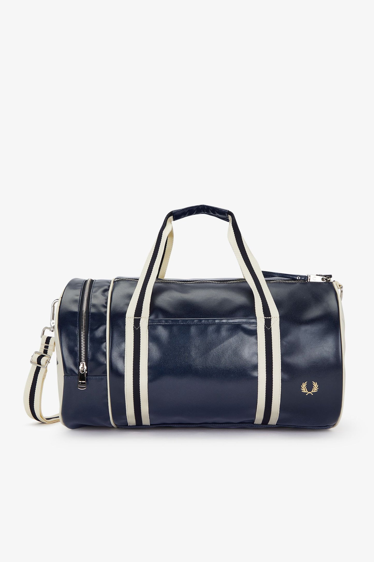 Fred Perry Classic Barrel Bag - Navy/Ecru