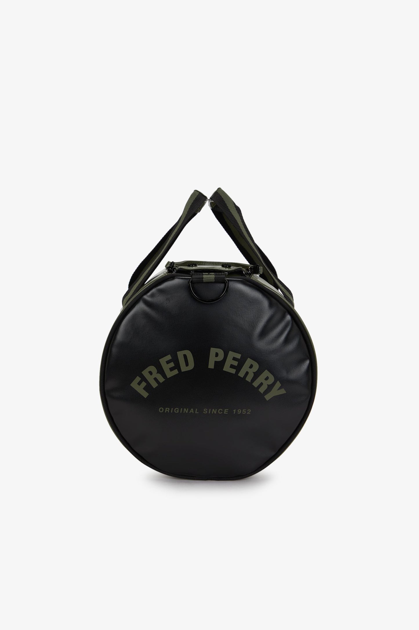 Fred Perry L7255 Classic Barrel Bag - Laurel Wreath Green/Black