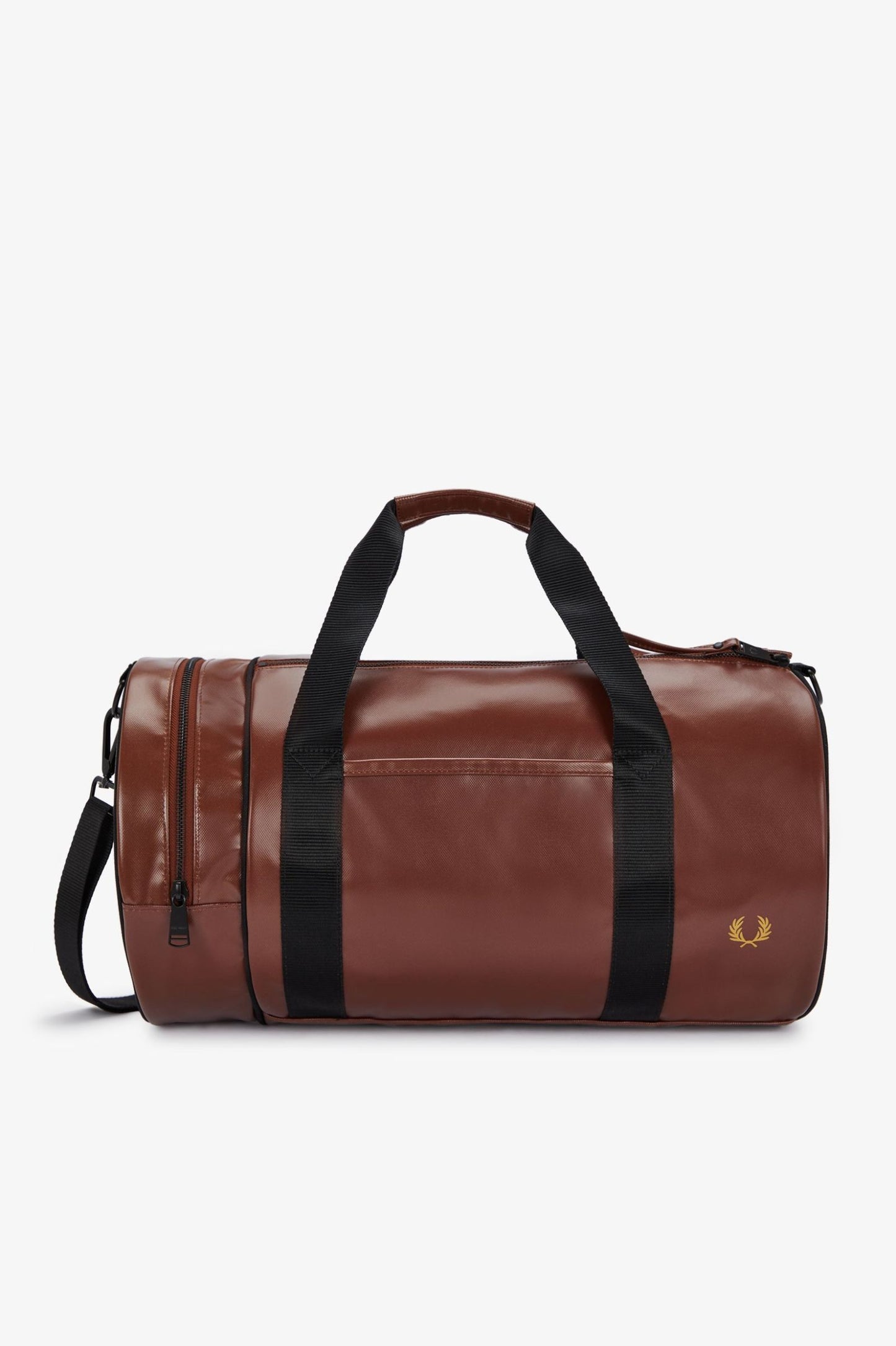 Fred Perry Classic Tonal Barrel Bag - Whiskey Brown