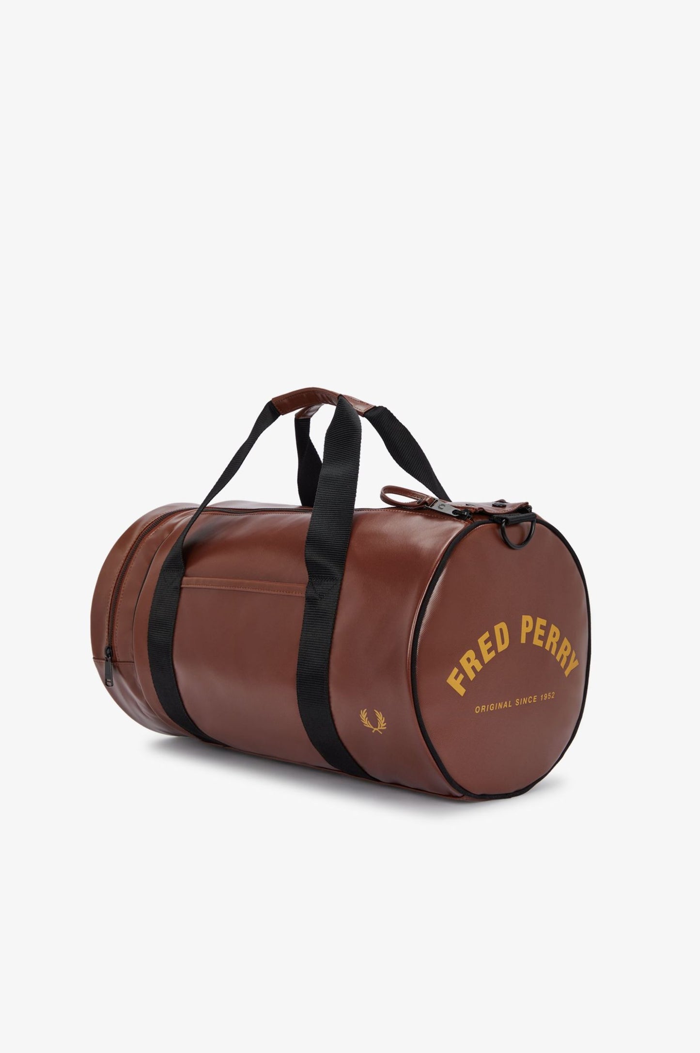 Fred Perry Classic Tonal Barrel Bag - Whiskey Brown