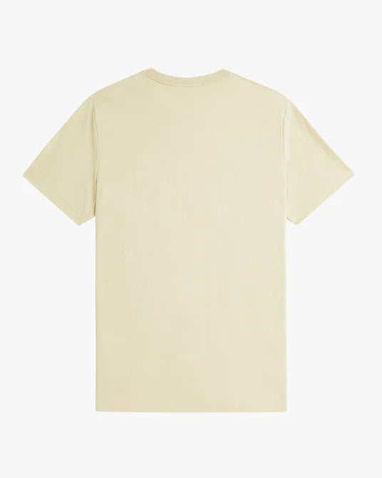 Fred Perry Crew Neck T-Shirt - Oatmeal/Whisky Brown