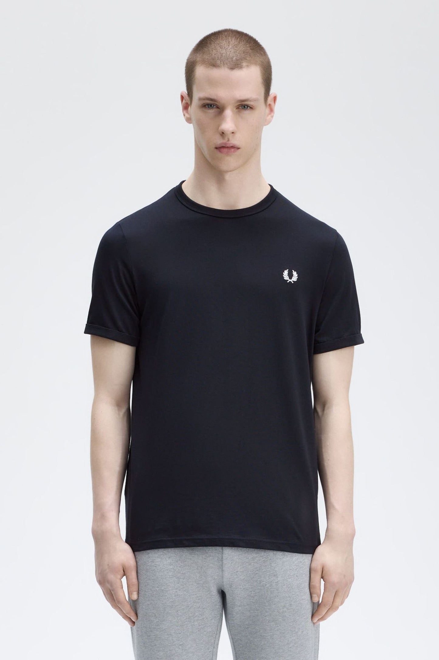 Fred Perry Ringer T-Shirt - Navy