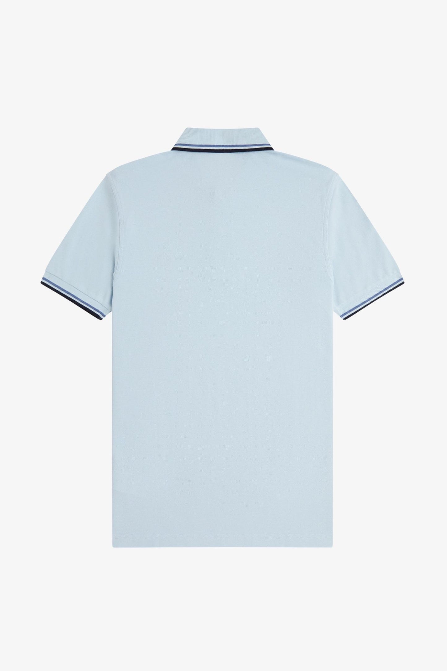 Fred Perry M3600 Twin Tipped Polo Shirt - Light Ice/Ace Blue/Navy
